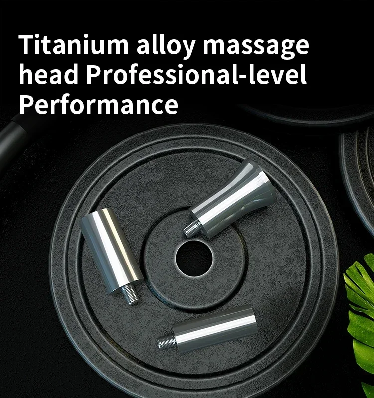 Beoka титановый сплав массажный пистолет для фасции электрические массажеры