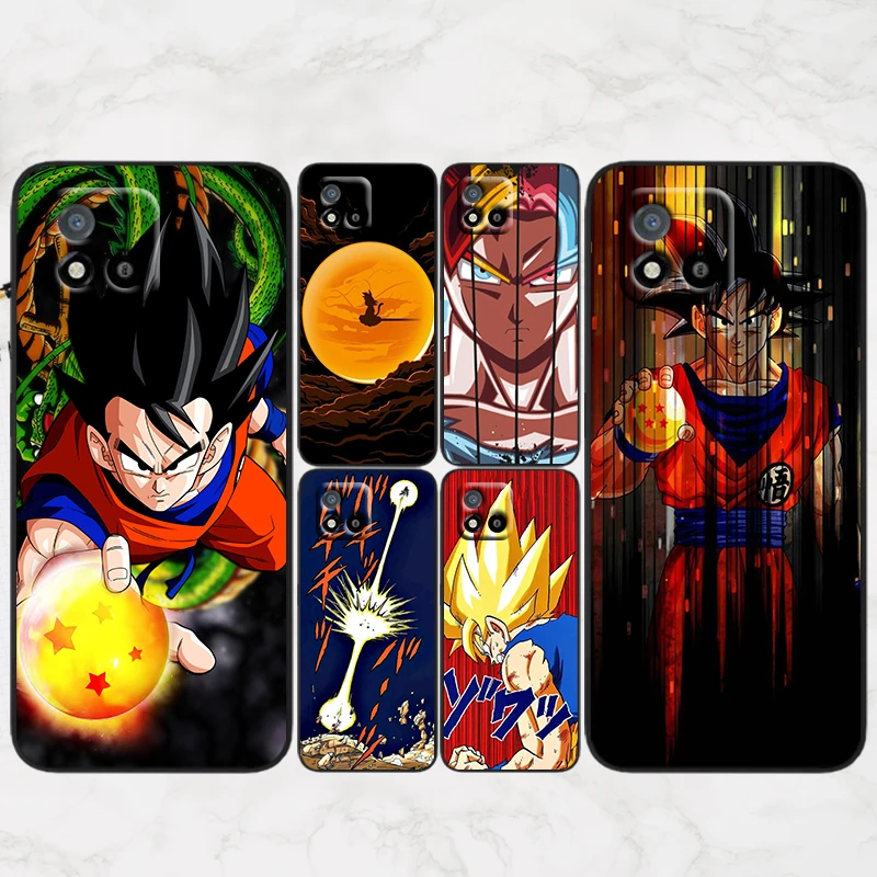 

Goku Dragon Ball star For OPPO Realme Narzo 50A 50i 30 20 C15 Q3 8i 8 7i 7 Global 6 5 Pro 5G Black Phone Case Fundas Capa