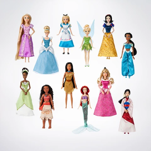 Серия «Принцессы Диснея», игрушечная кукла для девочек, роскошная классическая мульти-упаковка, Подарочная коробка для девочек, классические подарки на день рождения и Рождество