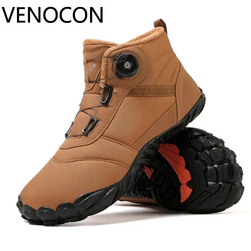 VENOCON минималистичные босоножки с широким носком мужские и женские зимние ботинки