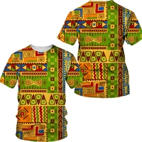 2022 summer short sleeve african clothes for men women ethnic style t shirt mens traditional african tee tops camiseta hombre