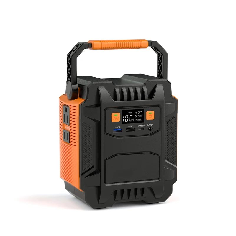 

Power Station Portable Solar Generator AC 220V 120W Output Emergency Lighting Backup Powerbank For Home Camping Power Supple