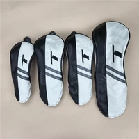 tsi golf club headcover for driver fairway hybrid protective cover pu leather waterproof and wear resistant with logo