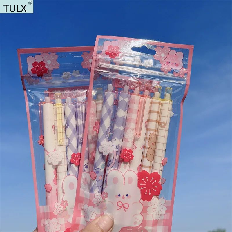 

TULX stationary back to school stationery pens kawaii office accessories cute school supplies pink school supplies cool pens