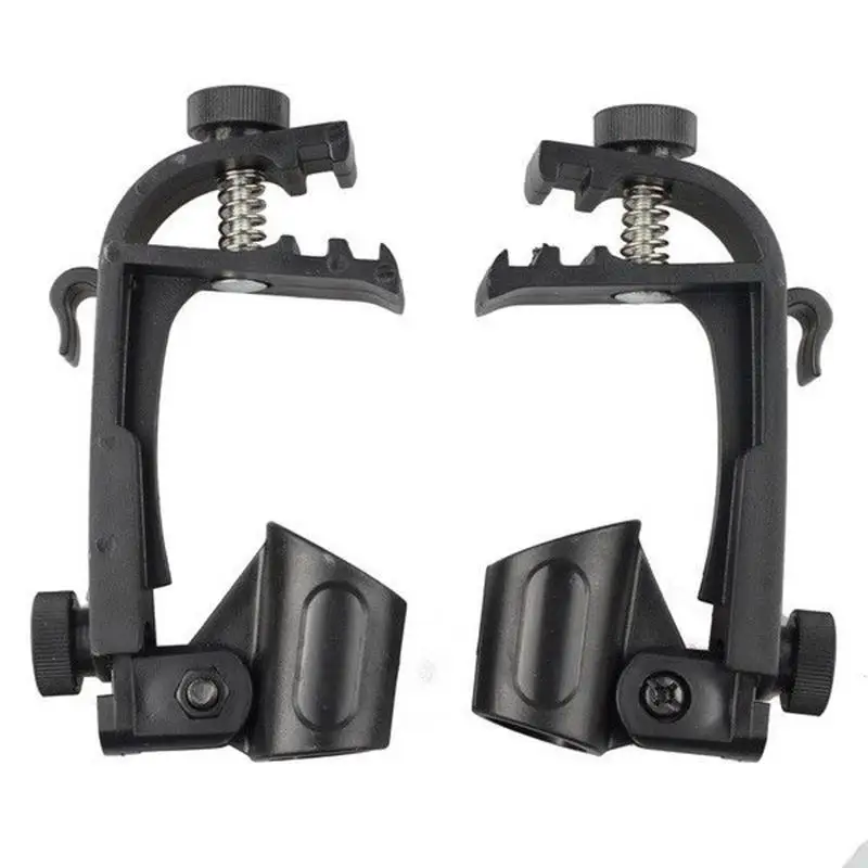 

Drum Mount Microphone Clamp Holder With Screws Flexible Adjustable Clip-on Drum Rim Shock Mount Stand Microphone Accessories