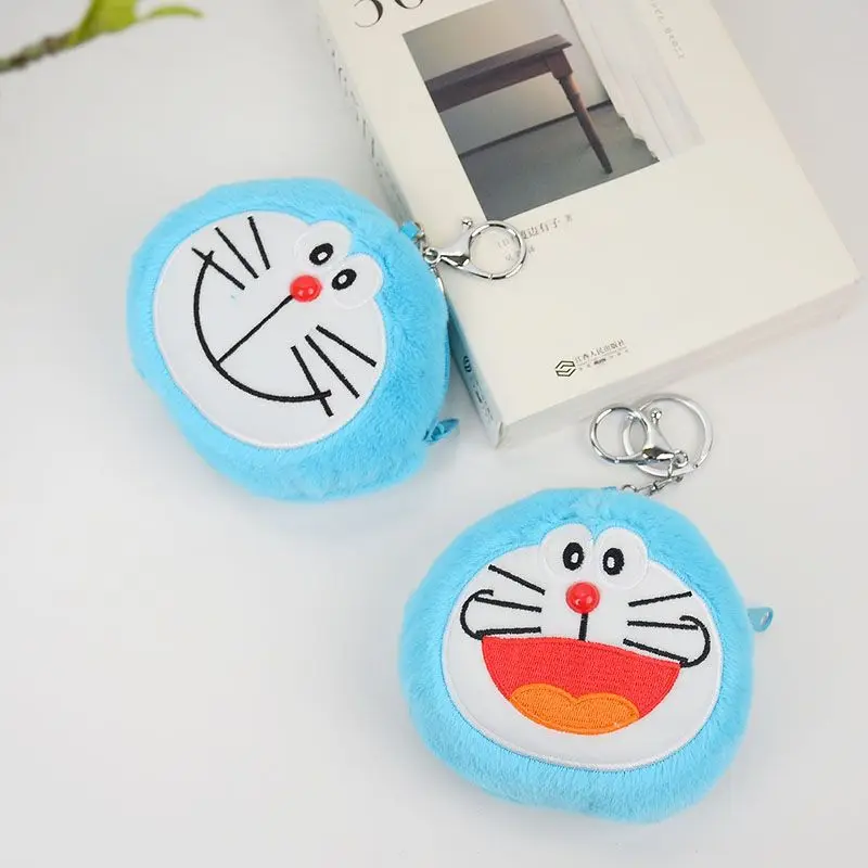 

Kawaii Doraemon мультяшный креативный женский кошелек для монет сумка Подвеска Аксессуары Детские Рождественские подарки