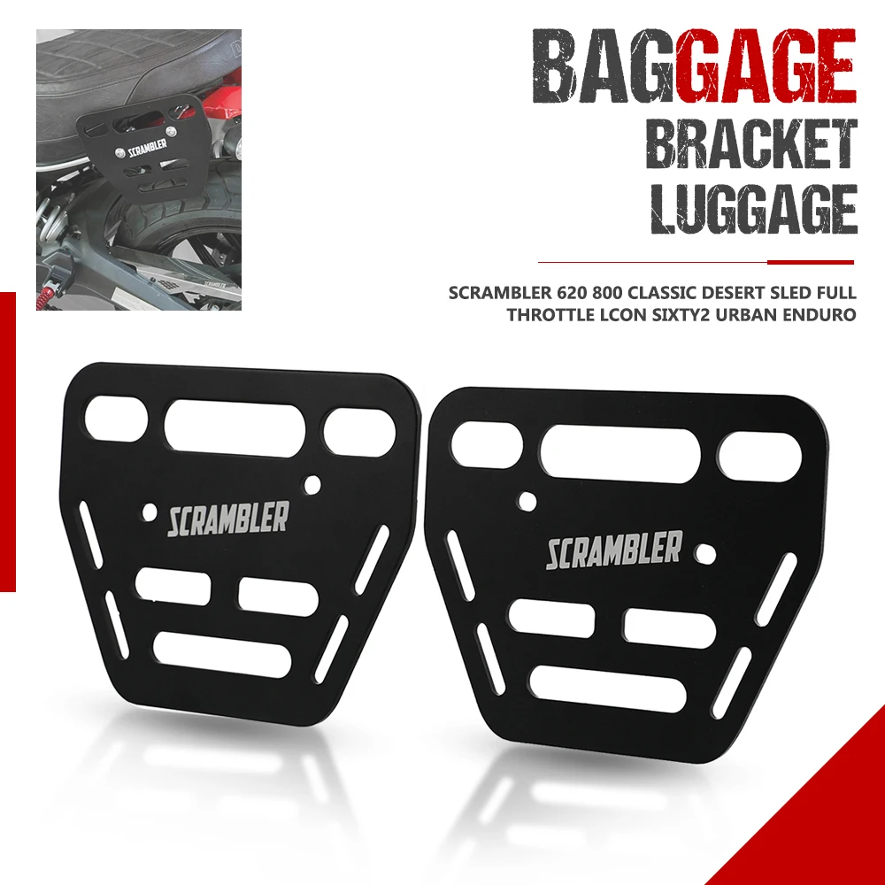 

Motorcycle Side Rack Saddle Bag Bracket For Ducati Scrambler 620 800 Classic Desert Sled Full Throttle Icon Sixty2 Urban Enduro