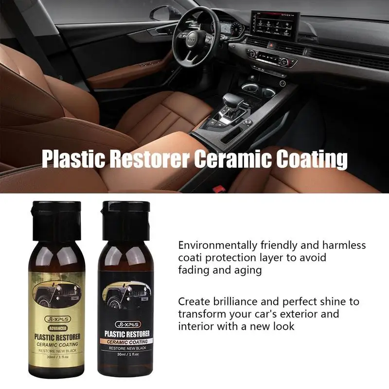 

Restorer Ceramic Coating For Car 30ml Resists Water UV Rays Dirt Ceramic Coating Better Than Car Wax Polish And More Durable