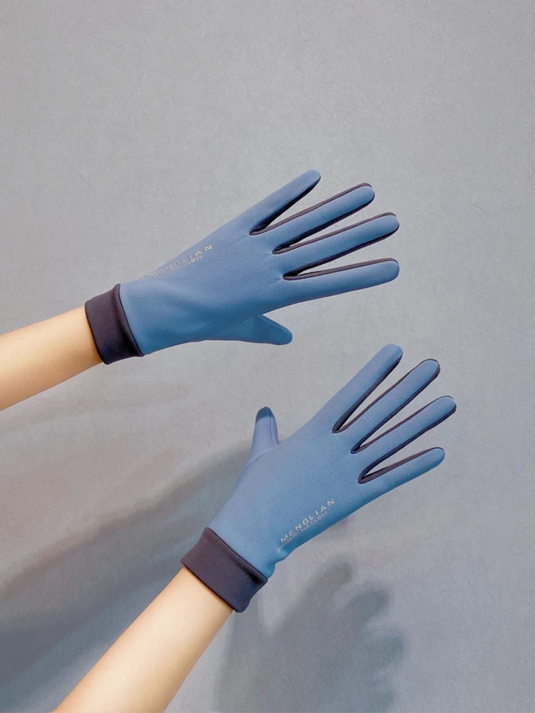 Женские велосипедные перчатки для сенсорных экранов тонкие теплые Плюшевые