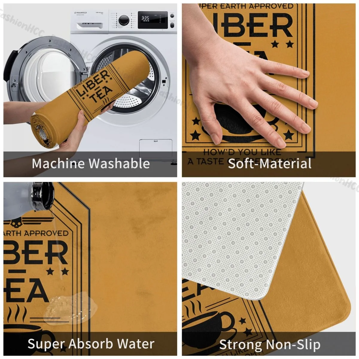 Матрас для ванной комнаты hellвозможность игр LiberTea фланелевый ковер коврик