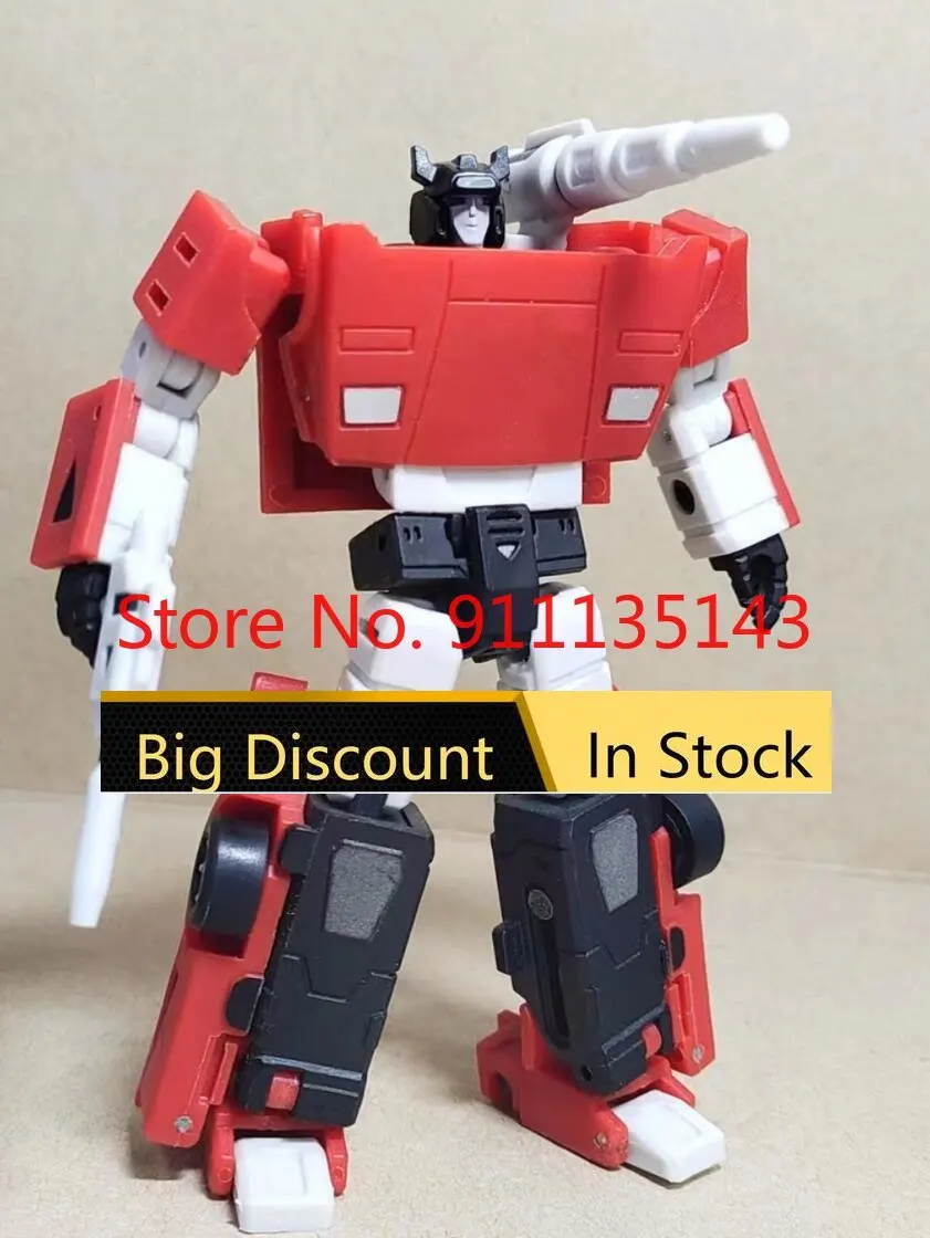 

MS-TOYS MS-B07 Red Cannon Alarm Sideswipe 3rd Party Transformation Toys Anime Action Figure Toy Deformed Model Robot In Stock