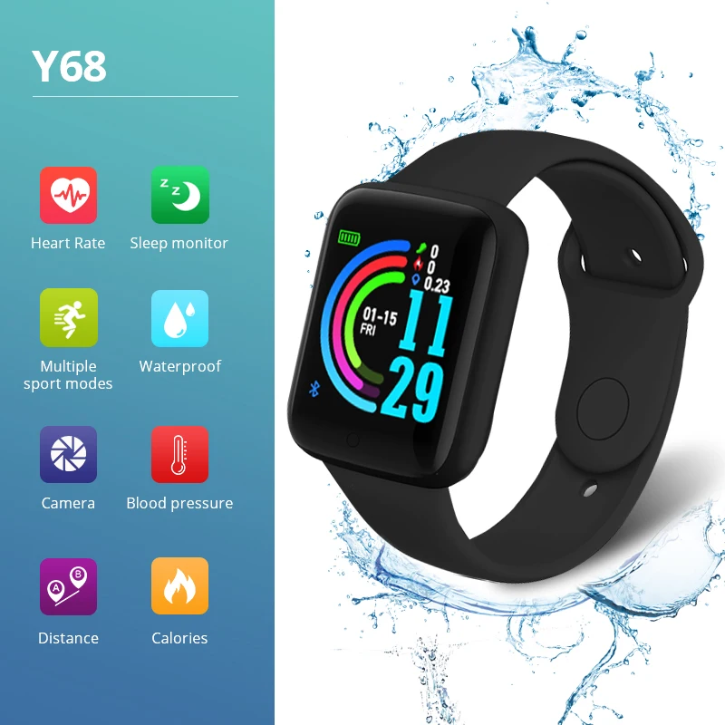 

Men's Smart Watch Heart Rate Monitoring Watch Children Smart Bracelet Waterproof Fitness Tracker Sport Women Smart Wristwatch