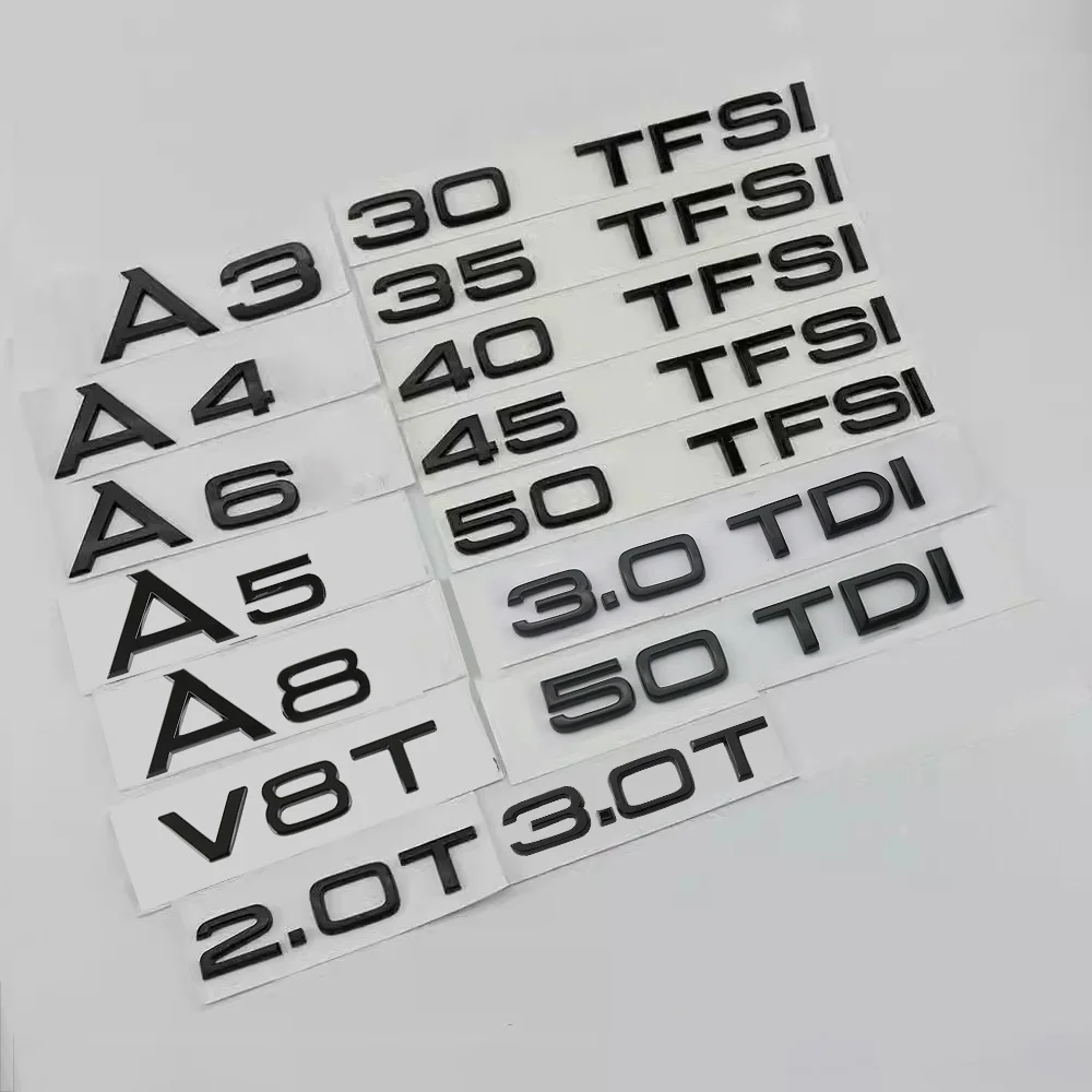 

Наклейка на багажник автомобиля 3D ABS глянцевый черный 2.0 2.5 3.0 4.0 5.0TDI 30 35 40 45 50 55 TDI для Audi A1 A3 A4 A5 A6 A7 A8 Q2 Q3 Q5 Q7 TT