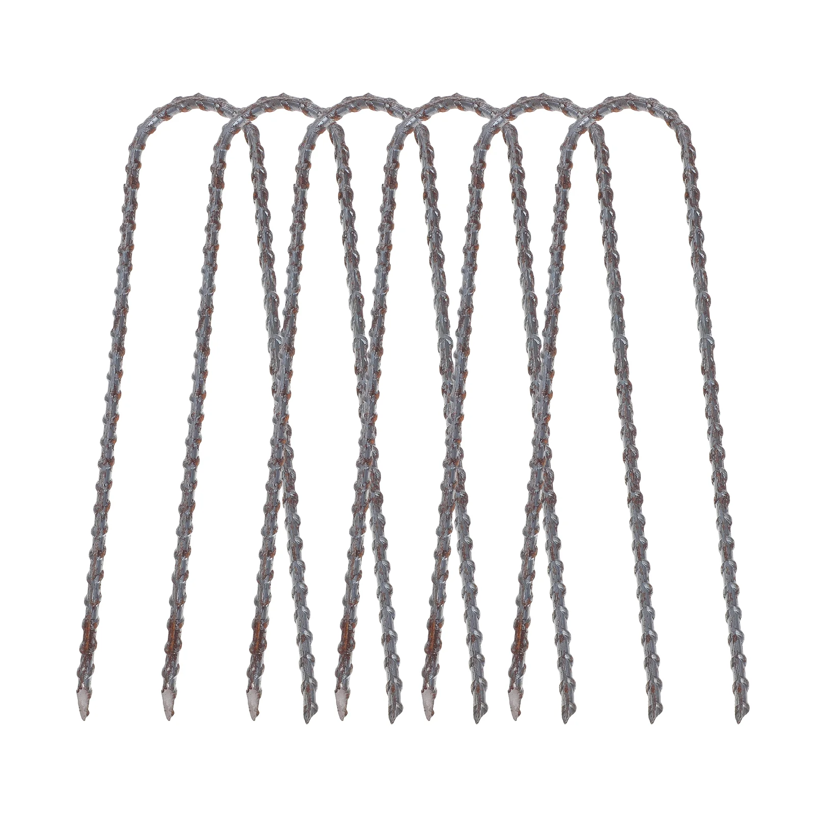 

6 шт., U-образные металлические наземные колышки для батута