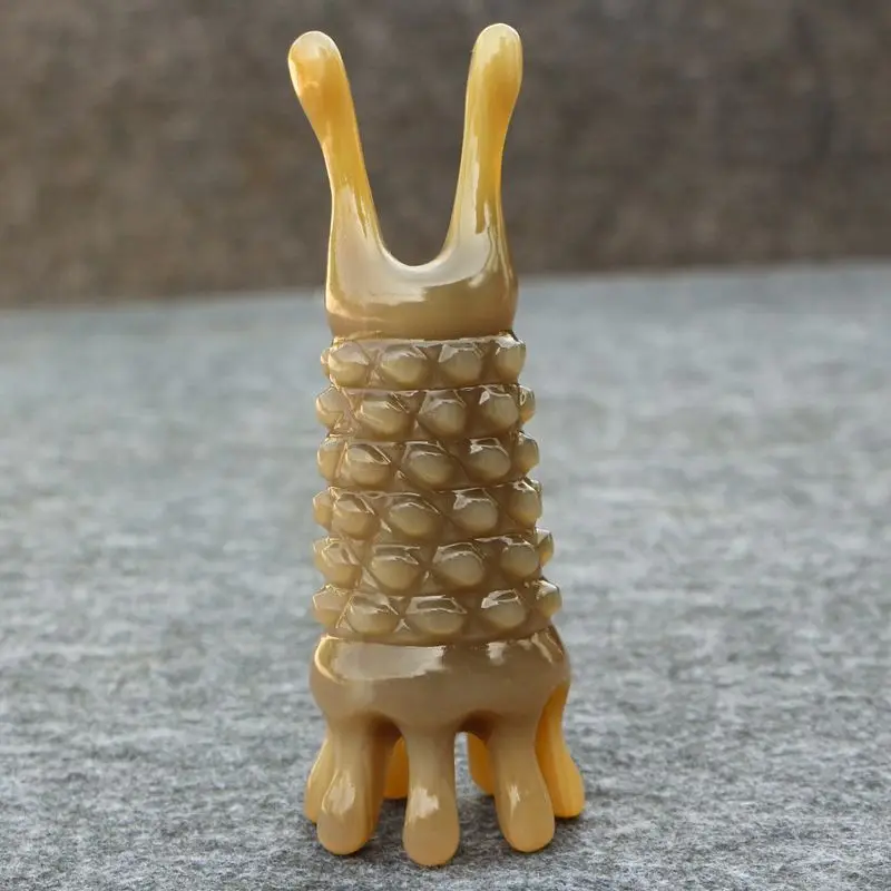

Natural Horn Massage Comb Wide Teeth Scalp Meridian Scraping Head Body Acupoint Massage Brush Nose Lifting Acupuncture Therapy