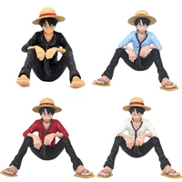 cute action figure one piece monkey d luffy sabo ace luffy gear one piece figurine with sofa 13cm for car home decoration toys