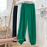 summer cargo pants women high waist casual cropped pants vintage y2k streetwear baggy trousers korean fashion joggers