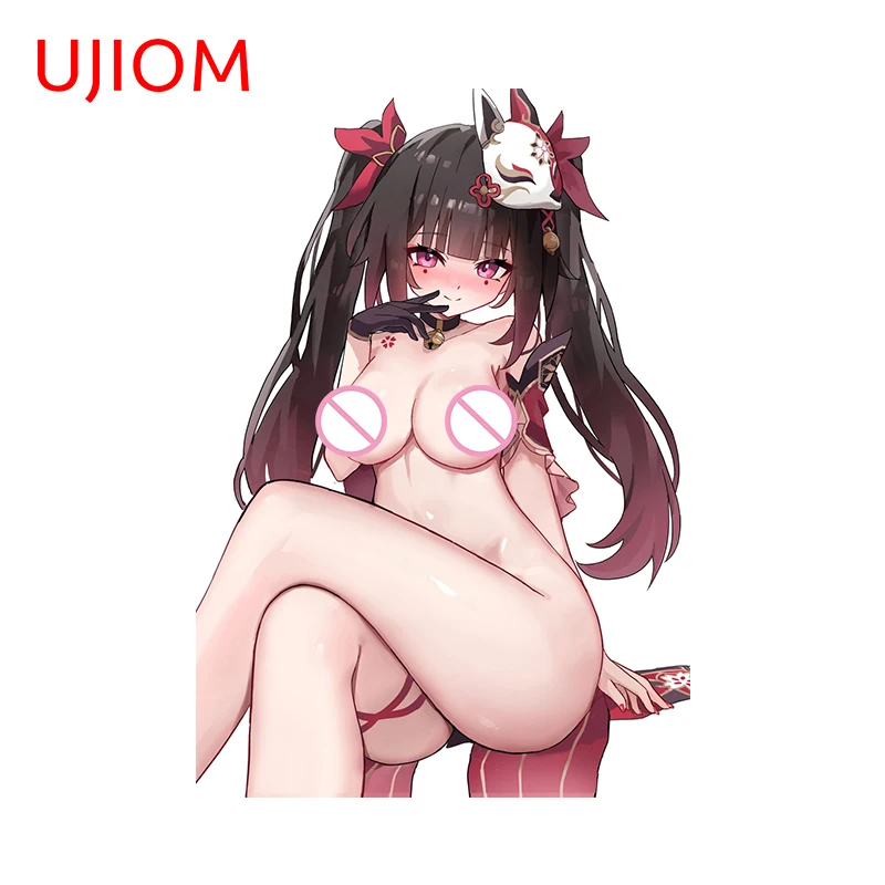 

Настенные наклейки UJIOM с изображением девушки, прозрачный ПВХ