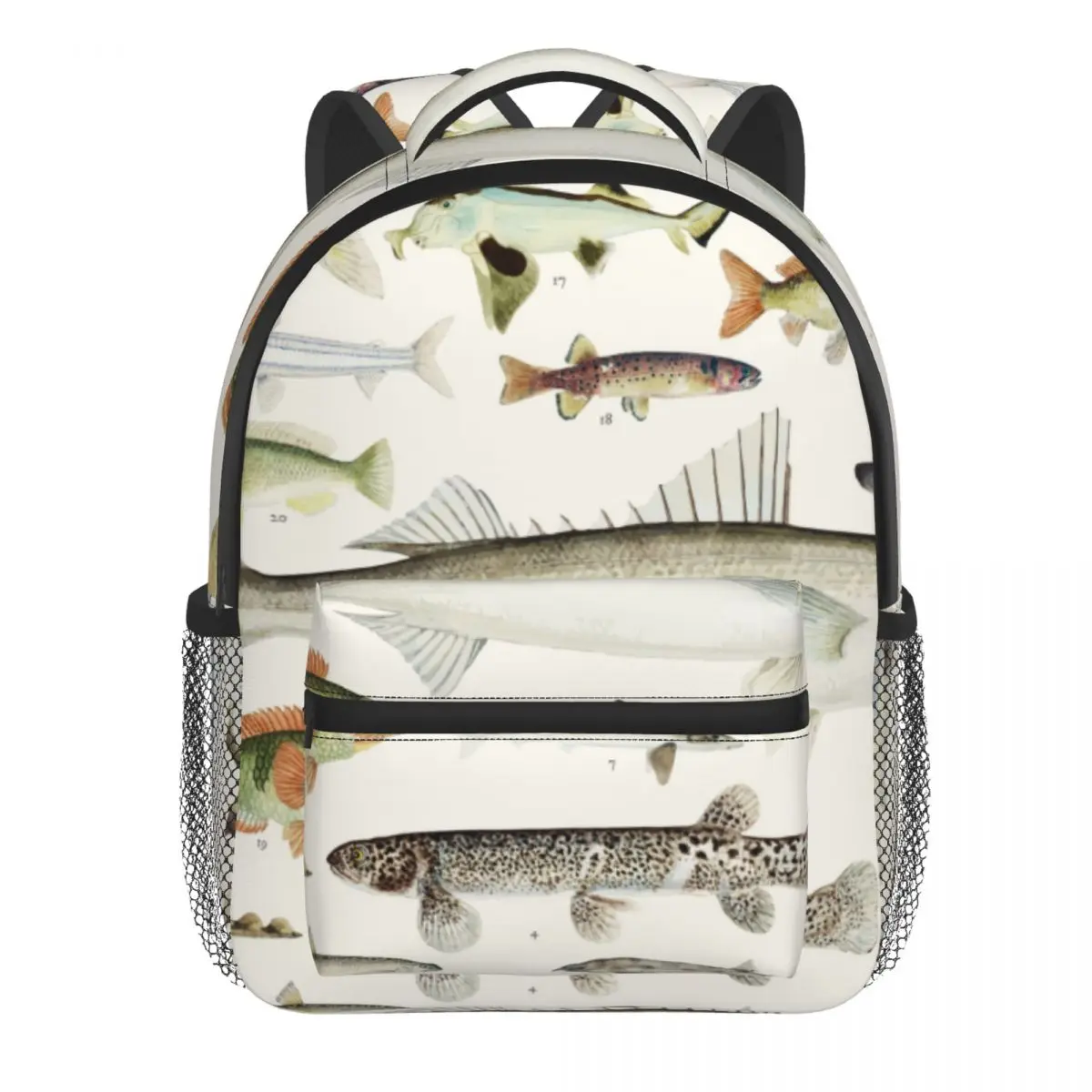 2022 Children Backpack Toddler Kids School Bag Fish Collection Kindergarten Bag for Girl Boys