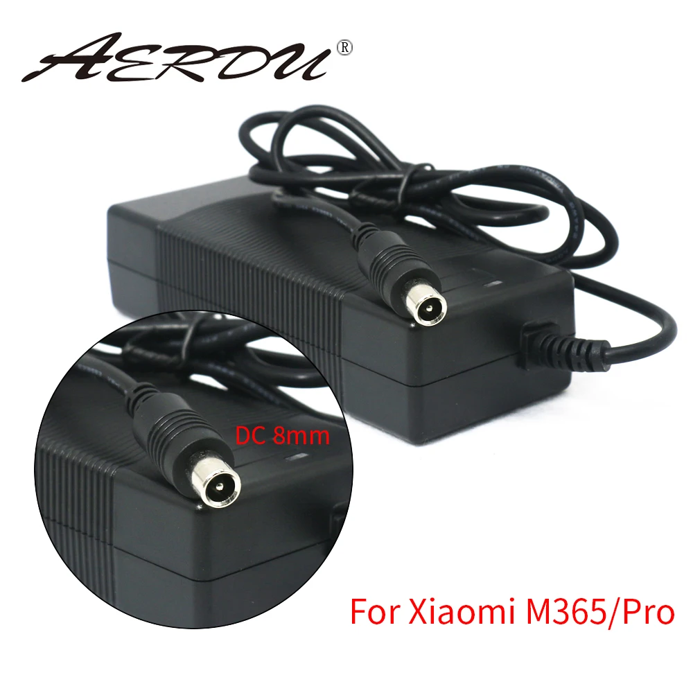 

Адаптер питания AERDU 10S 42 в 2A DC RCA 8 мм для M365 Pro, зарядное устройство для скутера, переменный ток 100-240 в, переходник с вилкой постоянного тока для ...