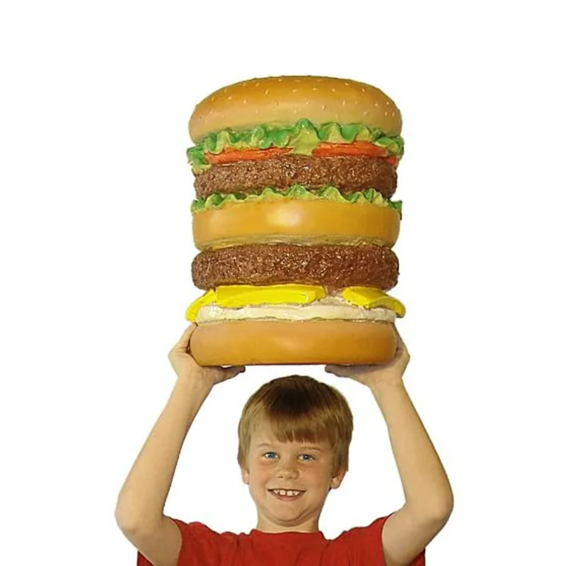 DD Простой Современный домашний декор креативная имитация табурета с бургерами