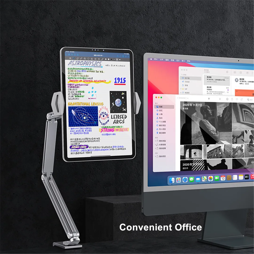 Сверхмощная Алюминиевая Подставка для планшета iPad Pro 12 9 держатель зажимное