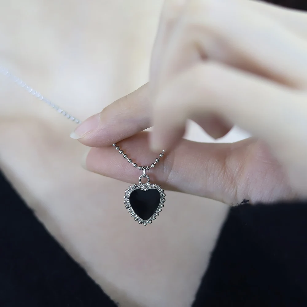 Ожерелья с подвеской в виде сердца модное ожерелье-чокер для женщин ювелирные