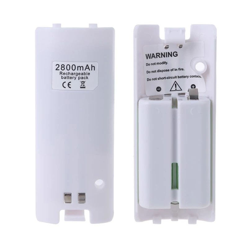 Зарядные устройства для Wii U игровой консоли 2 шт. 2800 мАч перезаряжаемая батарея