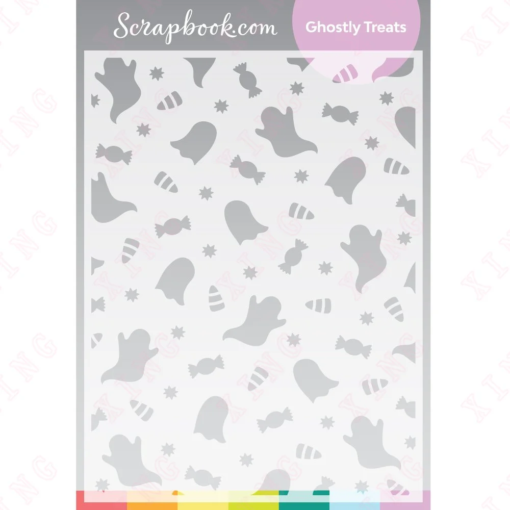 

Newest Festival Ghostly Treats Painting Scrapbook Diy Layering Stencils Coloring Embossing Album Decoration Craft Reusable Molds
