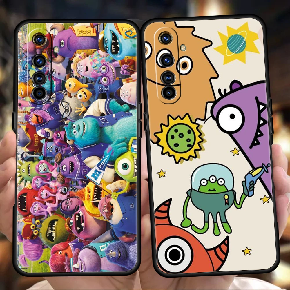 

Cute Monsters Phone Case for Oppo A12 A74 A76 A16 Find X5 A95 A52 A53 A54 A15 Reno 6 Z 7 Pro A9 2020 5G Silicone Shell Funda Bag