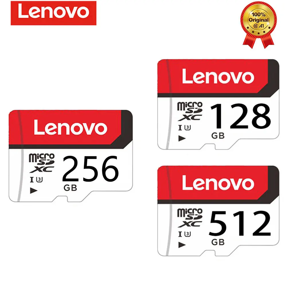 

Original Lenovo High Speed 2.0 Micro SD Card A2 Tf Card Class 10 Tf Card 32GB/64GB/128GB/256GB/512GB/1TB High Speed Memory Card