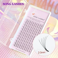 song lashes new wholesale price premade russian volume fans 3d4d5d eyelashes long root lash premade extension supplies