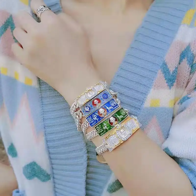 

Браслет LP Rui Мужской и Женский, браслет в стиле ретро с петухом соли, 2557