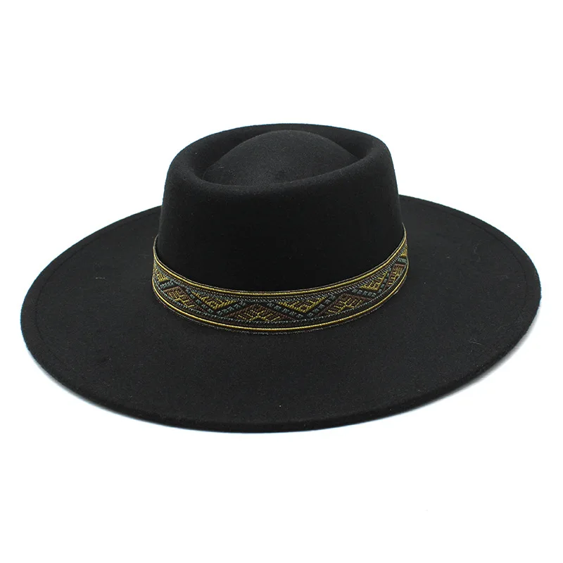 

hats for women Men's cap new in hat winter cowboy british top gentleman Women's fedora fascinators elegant wide brim vintage