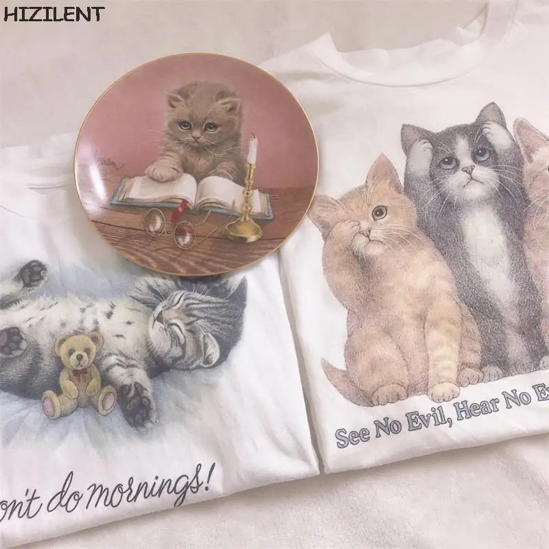 Женская Футболка в стиле Харадзюку с коротким рукавом и надписью - купить по