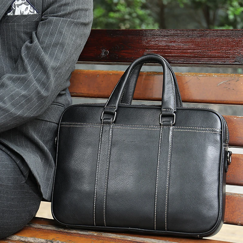 

Men Briefcase Bag High Quality Business Famous Brand Leather Shoulder Messenger Bags Office Handbag Laptop bag