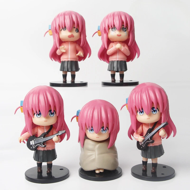 Hitoribocchi no Marumaru Seikatsu 5 шт. Gotou Ichiri Yamada Ryou Hoshino Natsumi фигурка настольная модель игрушки