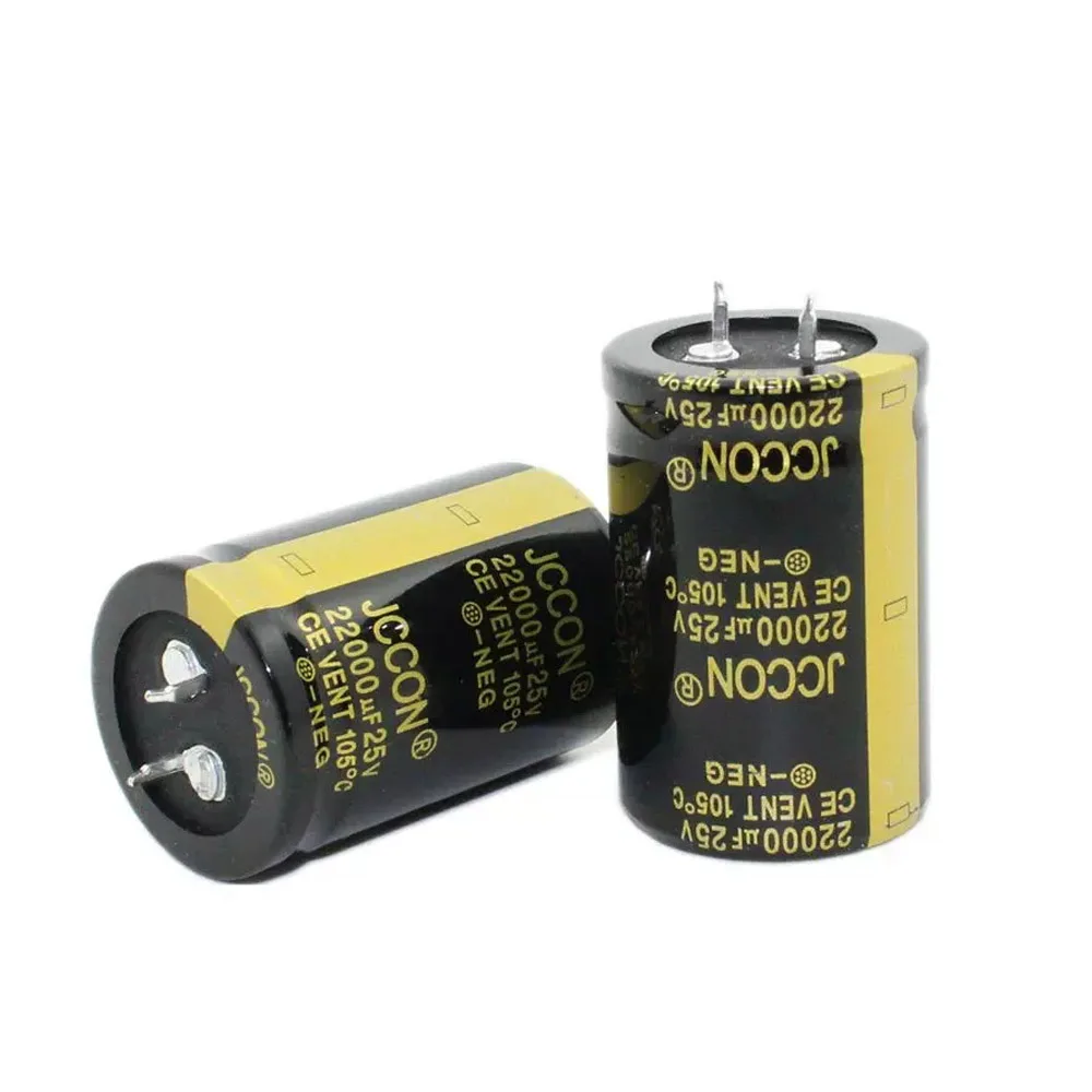 

2pcs JCCON 22000uf 25V Audio Amplifier Filter Capacitor 30x45mm