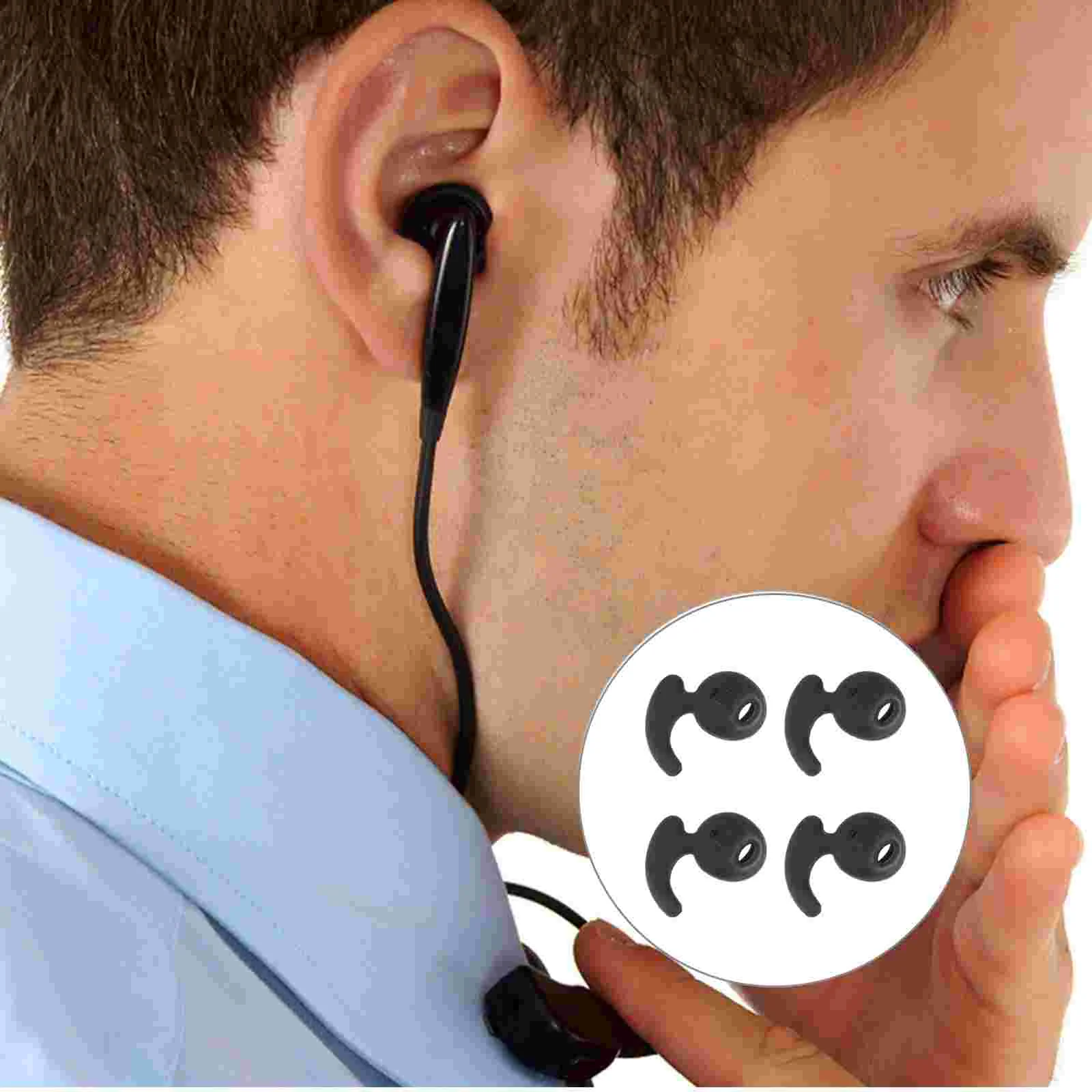 

20 Pairs Earphone Cover Comfortable Silicone Portable Protective Cover for Outdoor