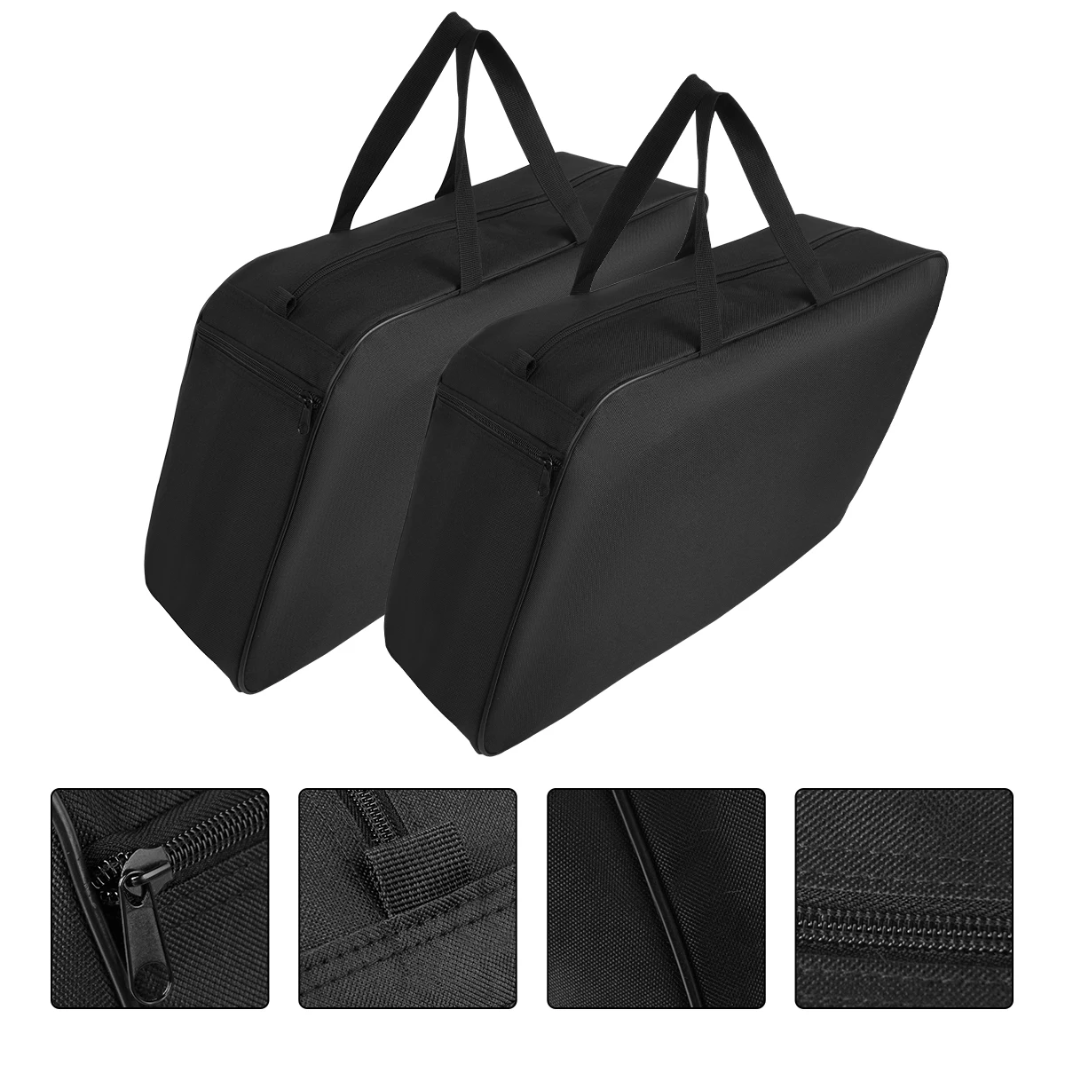 

Мотоциклетная Сумка-кофр Для Harley Touring Electra Street Glide Road King Honda Goldwing GL1800 GL1500 GL1200, Черная