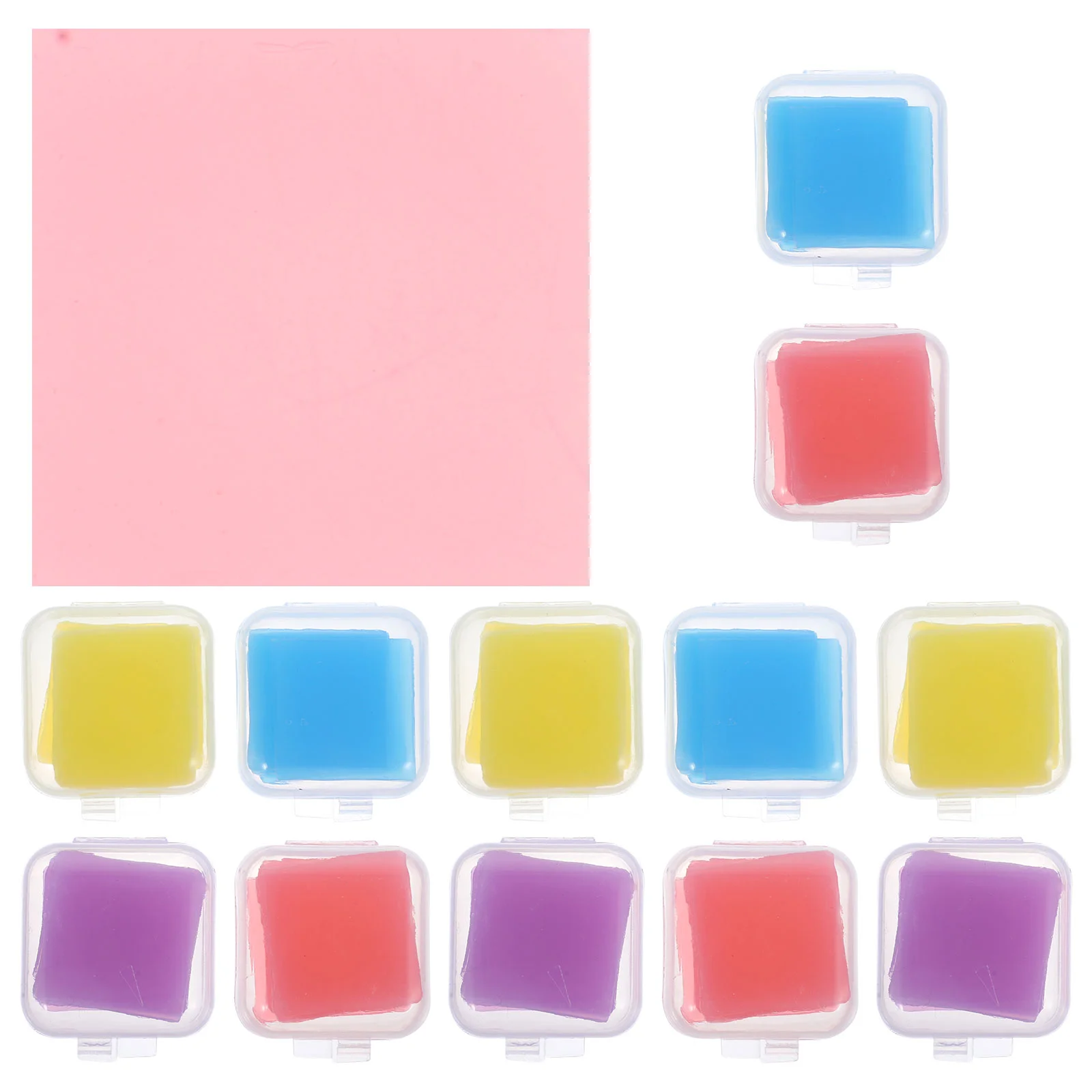 

12 Boxes Drilling Clay DIY Tools DIY Painting Tool Self Made Diamond Drawing Tools Silica Gel DIY Picture Glue Clay
