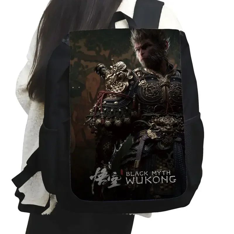 Black Myth Wukong 3A Игровая периферия Рюкзак большой емкости с принтом Студенческое