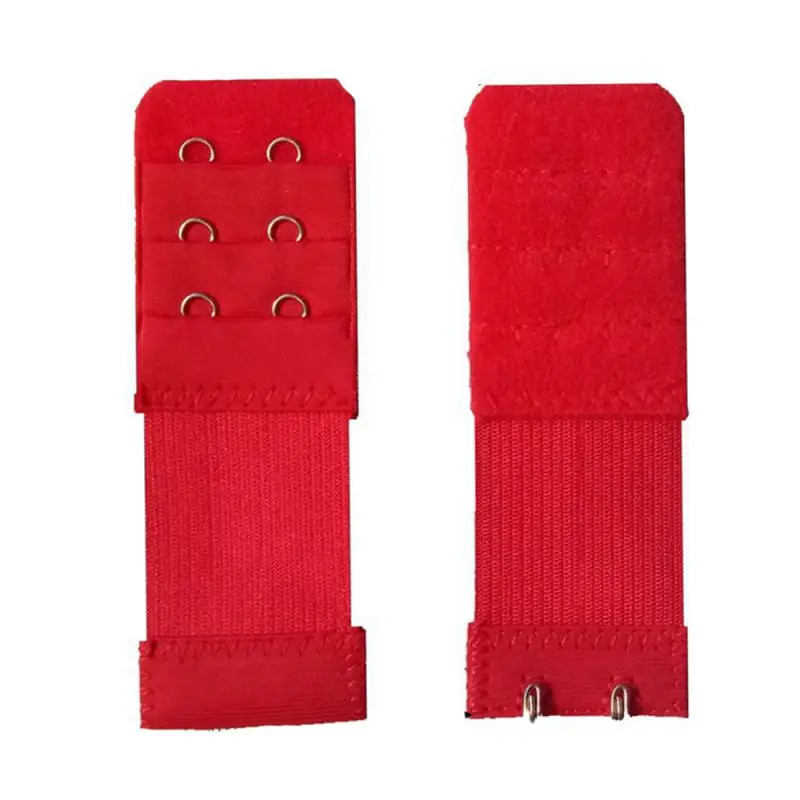 

Ladies Bra Extenders Strap Extensions 3 Rows 2 Belt Buckle Nylon Elastic Bra Hook Clip Expander For Underwear Belt Adding Tool