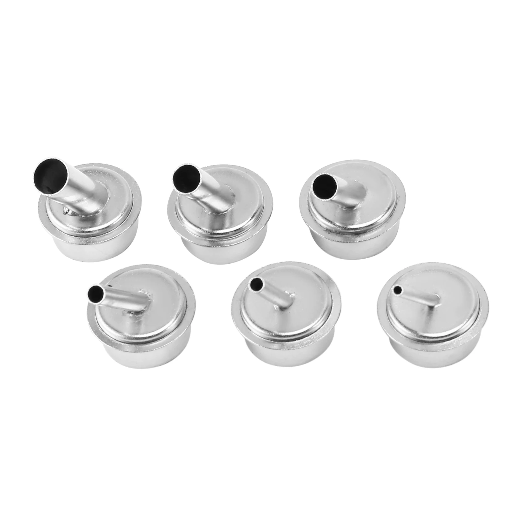 

6Pcs 45 Degree Bent Curved Heat Nozzle 2.5/3/4/6/7/9mm Hot Air Nozzles for QUICK 861DW Soldering Station