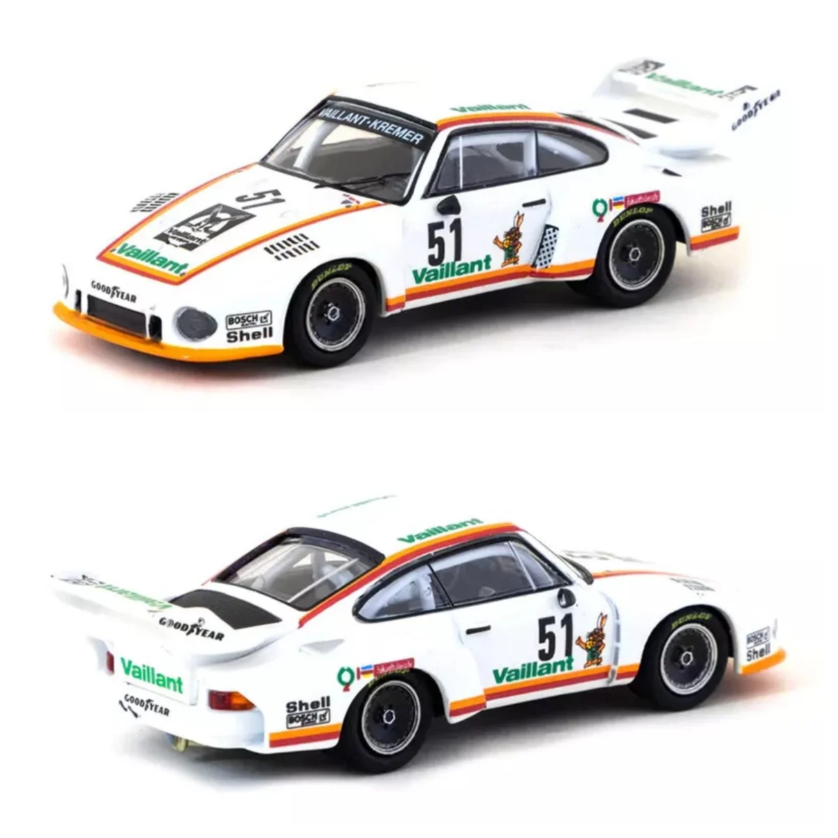 Tarmac Works x Minichamps 1/64 935 77 DRM Zolder bergшеллоу 1977 #5 литые модели автомобилей Коллекция