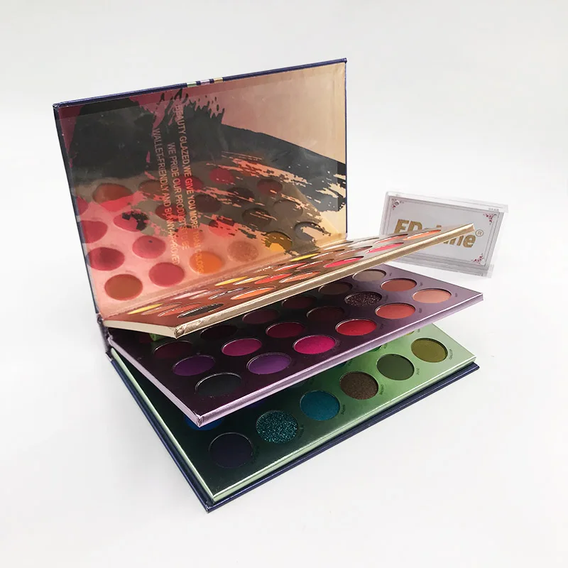 

Beauty Glazed палитра теней для век Красочные Тени Палитра Блестящий хайлайтер Шиммер макияж Пигмент матовый для глаз, палитра