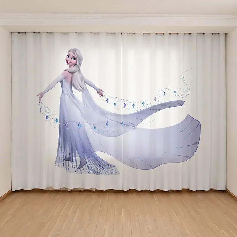 Шторы на окна Холодное сердце 2 Disney оконные занавески в подарок день рождения для