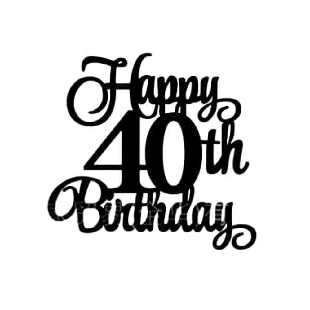 

Персонализированный топпер для торта с цифрами и блестками