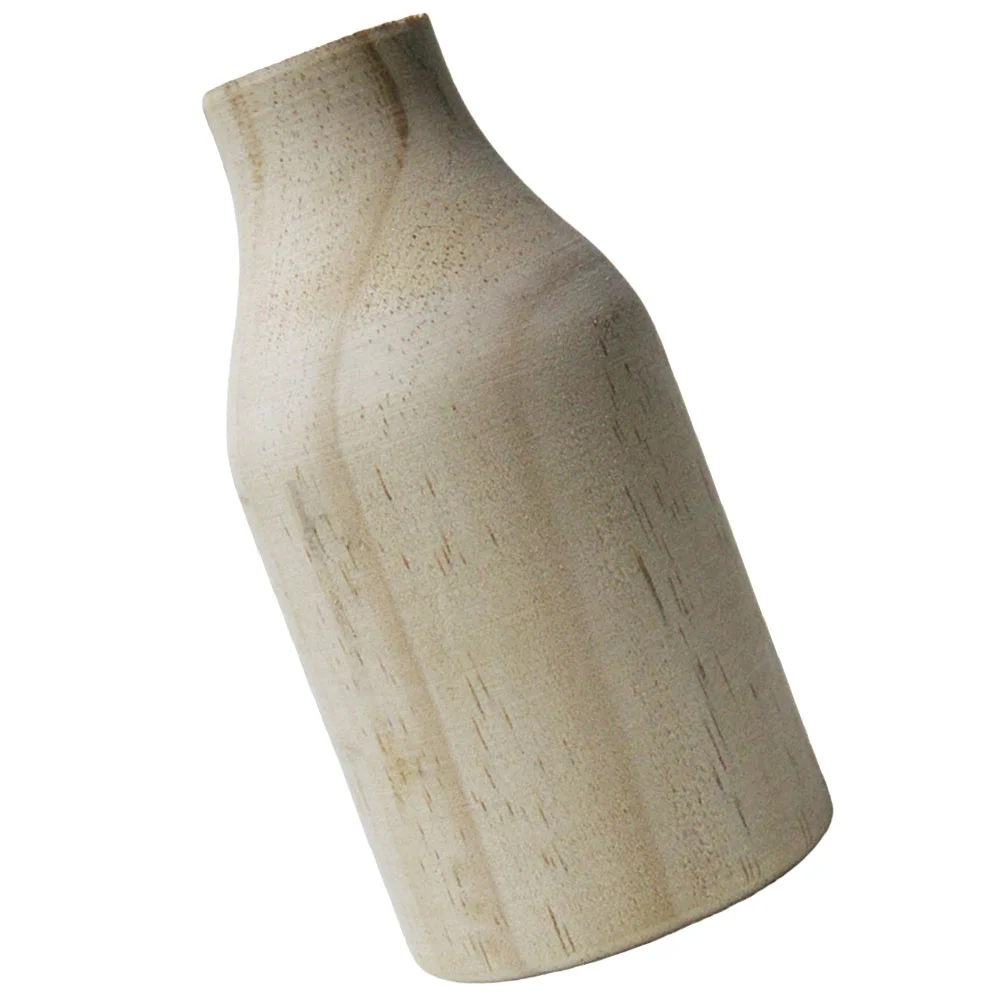 

Rustic Wooden Flower Vase Farmhouse Flower Arranging Vase Dinning Table Vase