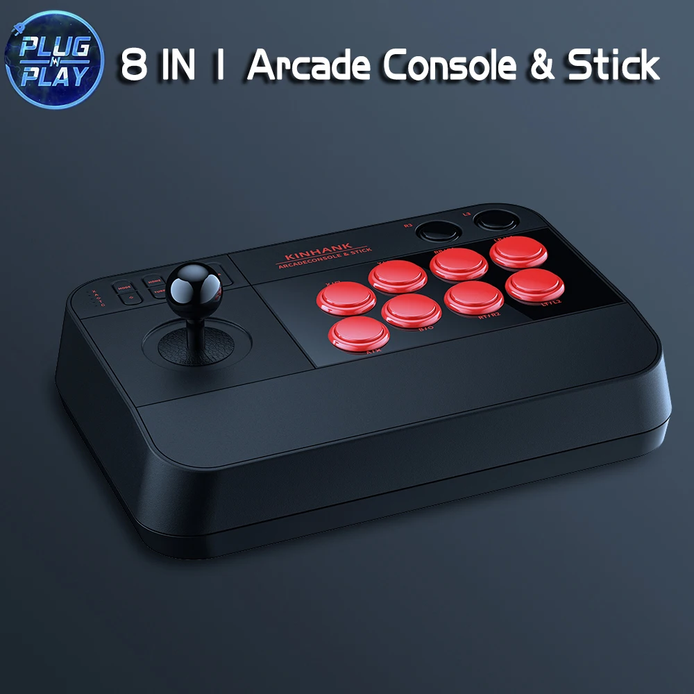 Супер X Kinhank консоль и палка 8 в 1 аркадный джойстик для PS3/PS4/SWITCH/TV Box/Windows видео